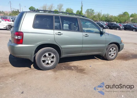 2006 Toyota Highlander V6 from USA, damaged, VIN JTEDP21A460099717
